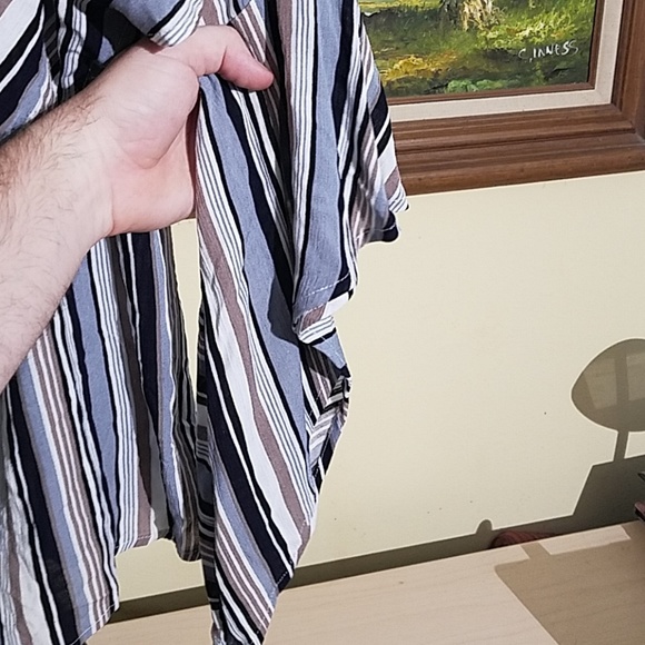 Blusting heart off the shoulder blouse A99 - Picture 2 of 4